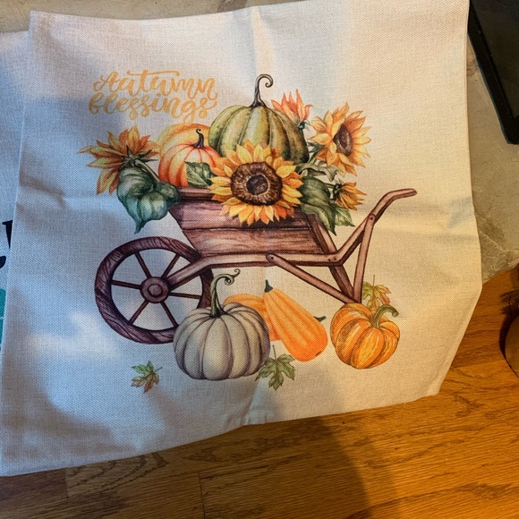 Fall Decorative Canvas Pillow Covers - Picture 2 of 4